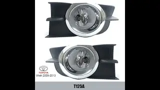 Car Fog lights DRL auto Halogen lamp for Toyota Wish 2009-2013