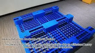 Heavy Duty Euro Rackable Plastic Pallet 1200*800