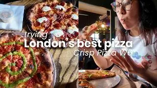 living abroad in London | trying the best pizza in London, Crisp Pizza review (dji osmo pocket 3)