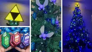 &Aacute;rvore de Natal no tema Zelda.