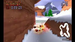 Crash CTR Blizzard Bluff Time Trial (1:18:73 Polar)