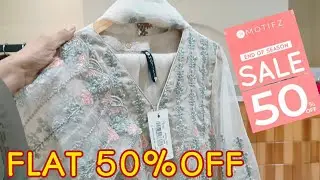 Flat 50% Off || Motifz Big Sale 2025&hearts;️Motifz Lawn Collection 2025 😱