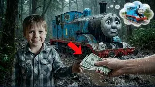 ASMR Train Restoration &ndash; Old Blue Steam Engine Found in Forest | Full Rebuild