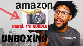 Amazon Canon Rebel T7i Bundle Unboxing