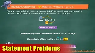 G6 - Module 5 - Exercise 2 - Statement Problems  | Appu Series | Grade 6 Math Learning