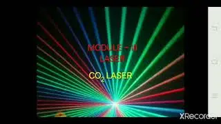 LASER session 08 CO2 laser LMS  B.Sc V Sem (P-5)  Davangere University