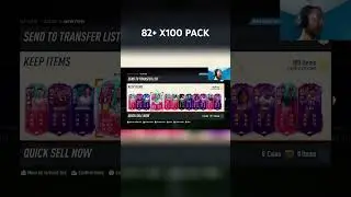 82+ X100 PACK #fifa #futties #fifaultimateteam #twitch