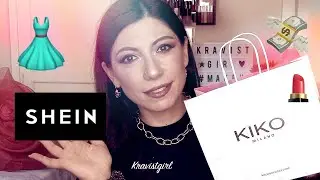 Try on haul Shein e Haul Kiko!! 👗💸🔝💄Kravistgirl