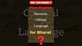 India&rsquo;s Language Showdown: How English Won the War  #didyouknow #history #indianconstitution