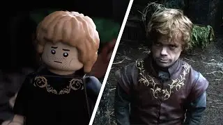 Game of Thrones ... in LEGO | Tyrion Slaps Joffrey [Blender Animation]