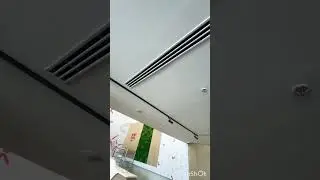Linear Slot Diffuser with Hit & Miss Damper #grill #hvac #hvactraining #ducting #ductwork #interior