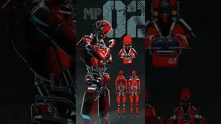 red robot concept | Part 2 #digitalpainting #robotconcept #scifi #mecha #art #characterdesign