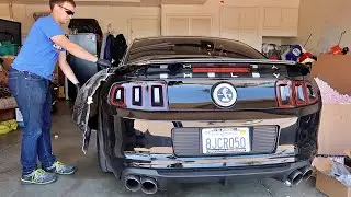 Taking delivery of my Shelby 1000 wide body kit