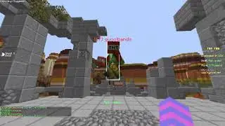 Using reach on Hypixel TNTTAG