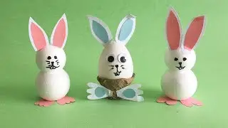 3D Easter Bunny Decor | DIY Easter Eggs Rabbit Crafts