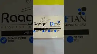 Raaga Detan Tan Removal Cream #raaga #DETAN #tenremoval #skincare #youtube #shopping #shopnow #tag