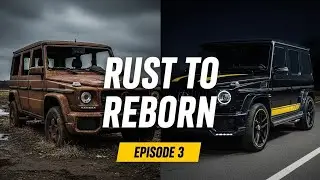 From Total Rust to Reborn | Black & Yellow G-Wagon Full Restoration (Cinematic Ending)