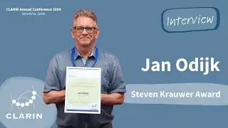 Jan Odijk - Steven Krauwer Award 2024