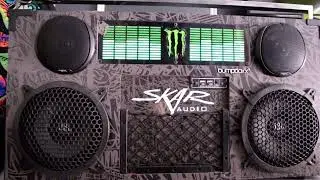 Playing some loud dubstep on my upgraded Monster Energy Bumpboxx! (Help ID song plz!)