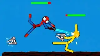 Supreme Duelist Stickman Hack Stickman Fight Gameplay 🔥 Анимированная игра: Два персонажа сражают...