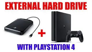 External Hard Drive with Playstation 4 [ Extend Storage Space for More PS4 Games ] Tutorial