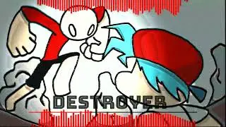FNF VS StickNodes Default Extra Song - Destroyer