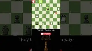 They think it&rsquo;s safe to take🔥 | Chess Winner #chess #shorts #checkmate #brilliant