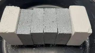 Grey Reformed and PJ Fresh Blocks | ASMR Gym Chalk | Oddly Satisfying 🩶