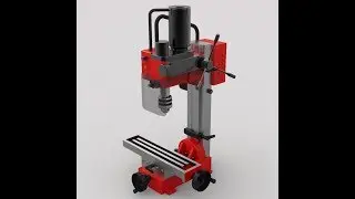 Harbor Freight Mini Mill || Download free 3D models everyday #100261