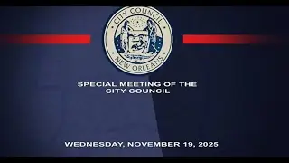 Special Meeting of the City Council