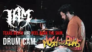 I Am - Texas Death and Peel Back the Skin - DRUM CAM (Live @ The Nile Theater)