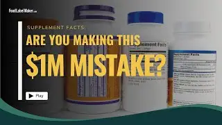 Complete Guide to Supplement Facts Labels: FDA Requirements | FoodLabelMaker