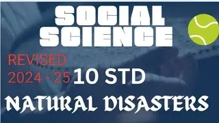 NATURAL DISASTERS || NOTES 10 STD || SOCIAL SCIENCE #notes #exampreparation