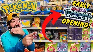 *EARLY* Temporal Forces Pokemon Hunt & Opening! 😱 Pokemon RESTOCK Hunting 👀