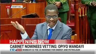 Energy and Petroleum CS nominee Opiyo Wandayi reports a net worth of Sh530M