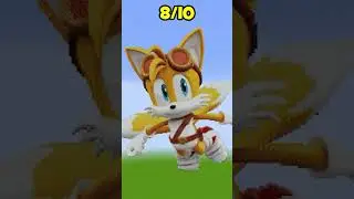 Rate this Pixel Art with Tails from 1 to 10 #shorts
