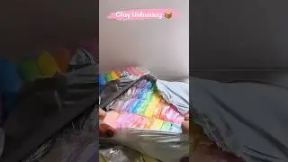 Super clay Unboxing 📦 #shots #viral #diy #clay #clayart #craft #art #unboxing #claycraft #handmade