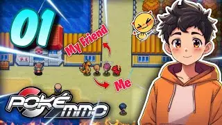 Pokemon But Everyone is a REAL PLAYER 😱 | PokeMMO Kanto Gameplay in Hindi EP 1