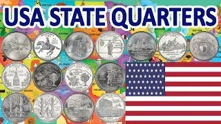 USA STATE QUARTER 1999 -  2018 DOLLAR COINS