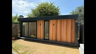 Garden Room with Integrated Storage Room by Garden Office Buildings