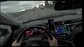 2019 Toyota Camry XSE POV Drive