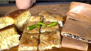 ASMR Indonesian Martabak Feast 🍫🥩 Sweet & Savory with Pickles