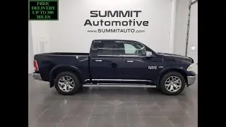 2016 RAM 1500 LIMITED CREW SHORT TRUE BLUE METALLIC 4K WALKAROUND 13272Z SOLD!