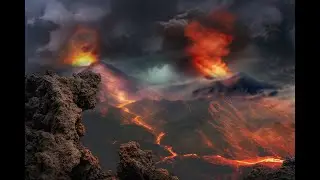 Active volcano | eruption | volcanoes |Ashes  | volcano lava dogs, volcano hot lava magma | Tectonic
