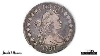1797 Draped Bust Half Dollar. Small Eagle. O-101a, T-1. Rarity-4+. 15 Stars. VF-30 (NGC). CMQ.