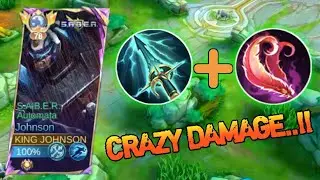 Johnson Full Damage Tank Can't Be Stopped ☠️😱!! ~ MLBB