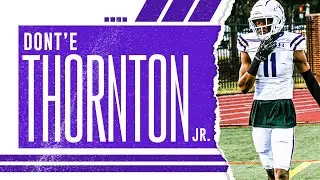 Dont'e Thornton (Jr.) | Mount Saint Joseph Football | Ultimate Junior Highlights