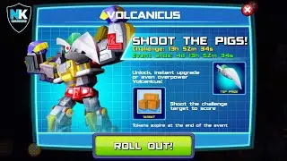 Angry Birds Transformers - Volcanicus Event - Day 2 - Featuring Omega Supreme