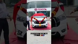 Taking Delivery of INNOVA CRYSTA 2023. 2.4 V #toyota #toyotainnova2023