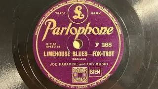 Limehouse Blues - Joe Paradise And His Music - Parlophone F 288